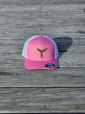 American Leather Patch - Pink/White Flex-Fit Hat