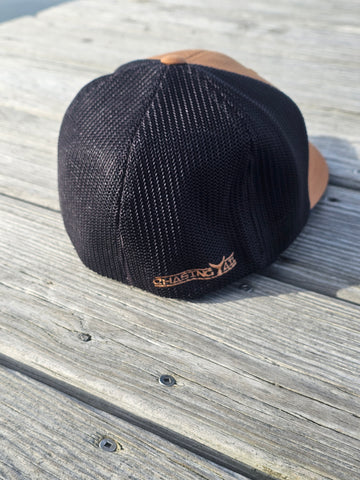 American Leather Patch - Caramel/Black Flex-Fit Hat