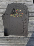 Big Game Waterfowl - Performance Long Sleeve - Graphite w/ Camo Duck