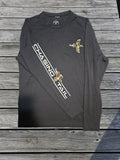 Big Game Waterfowl - Performance Long Sleeve - Graphite w/ Camo Duck