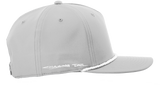 Performance Snap Back Hat - Gray w/ Yellowfin Tuna