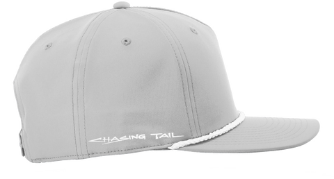 Performance Snap Back Hat - Gray w/ Black Sea Bass