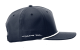 Performance Snap Back Hat - Navy Blue w/ Bluefin Tuna