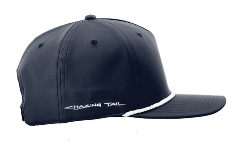 Performance Snap Back Hat - Navy Blue w/ Bluefin Tuna