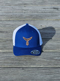 American Leather Patch - Royal Blue/White Snap Back Hat