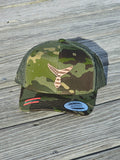 American Leather Patch - Tropic Multi Cam/Green Snap Back Hat