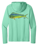 Performance Light Weight Hoodie Sea Foam Green / Mahi Mahi
