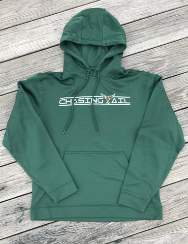 Performance Hoodie Forrest Green w/ Camo Tail