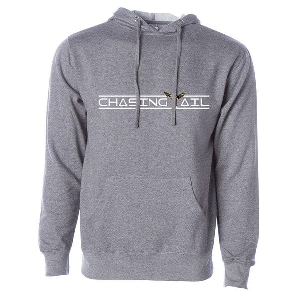 Bi-Blend Hoodie Gray w/ Camo Tail