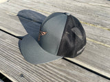 American Leather Patch - Graphite/Black Snap Back Hat