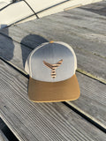 American Leather Patch - Blueish Gray/Crème Snap Back Hat