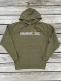 Bi-blend Hoodie - Olive Green w/ Camo Deer
